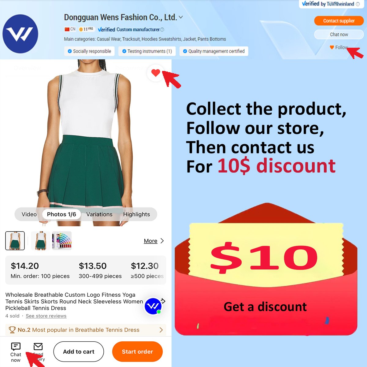Wholesale Breathable Custom Logo Fitness Yoga Sleeveless Women Pleated Pickleball Tennis Dress Skirts Skorts Sets Manufacturer