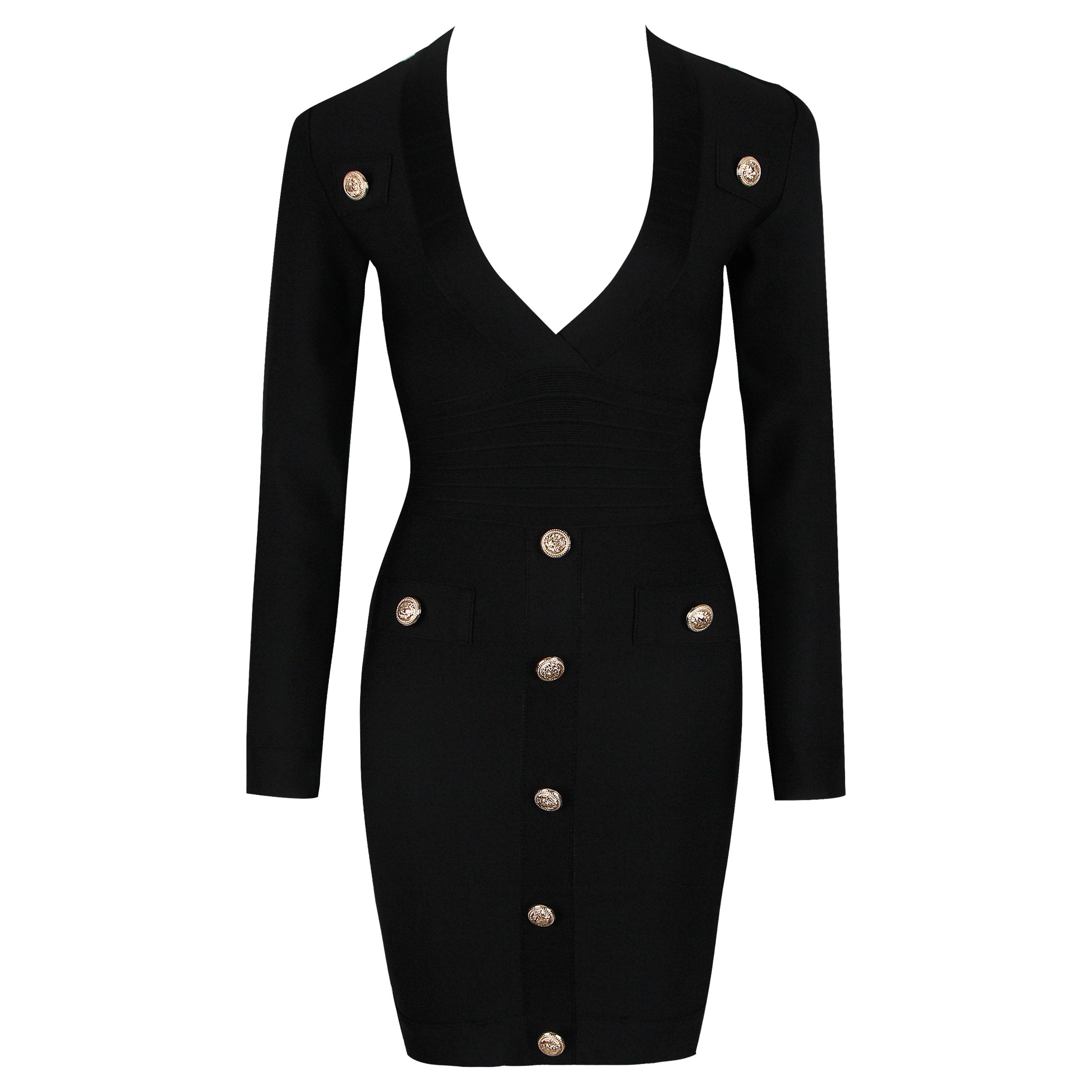 Wholesale Womens clothing Ladies Office Wear Casual Bodycon Bandage Dresses Solid Color Tight Club Dress