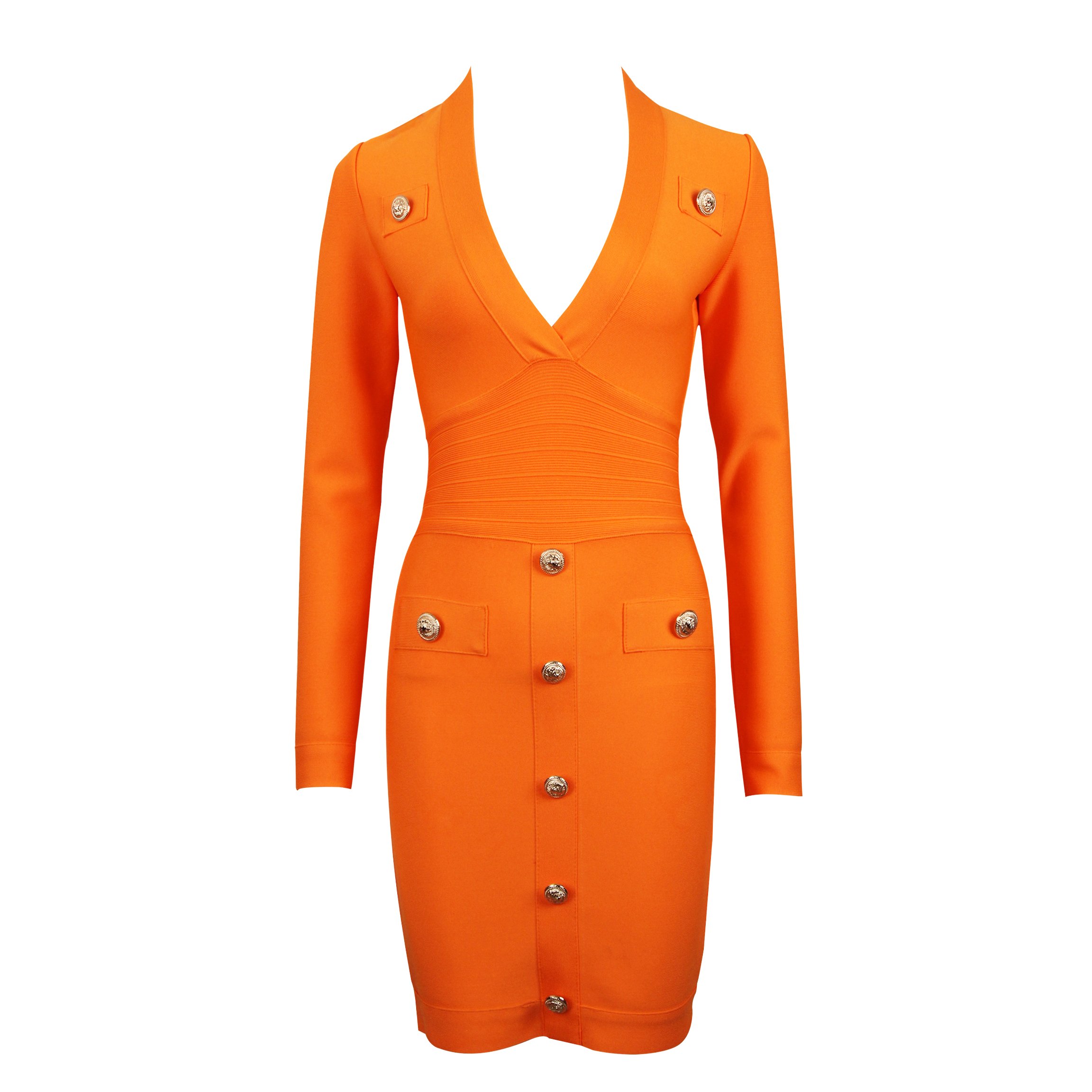 Wholesale Womens clothing Ladies Office Wear Casual Bodycon Bandage Dresses Solid Color Tight Club Dress