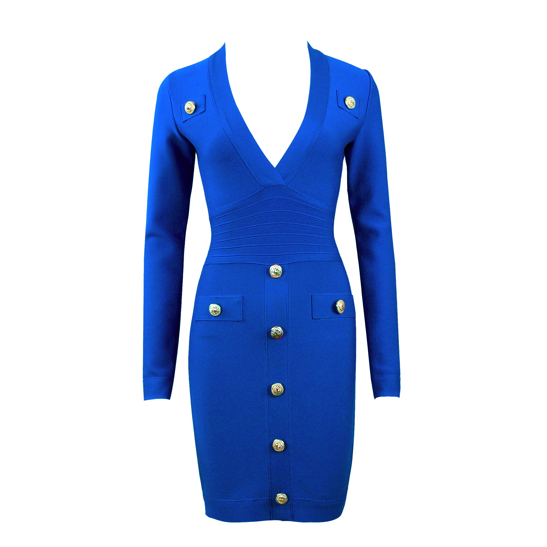 Wholesale Womens clothing Ladies Office Wear Casual Bodycon Bandage Dresses Solid Color Tight Club Dress
