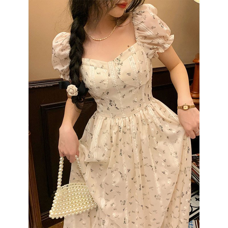 OEM Stylish Stretch Floral Skirt Sexy Bekas Form Little Girls Party Elegant Womens Casual Dresses