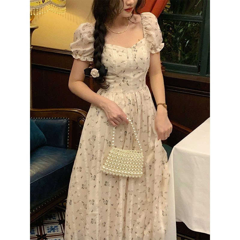 OEM Stylish Stretch Floral Skirt Sexy Bekas Form Little Girls Party Elegant Womens Casual Dresses