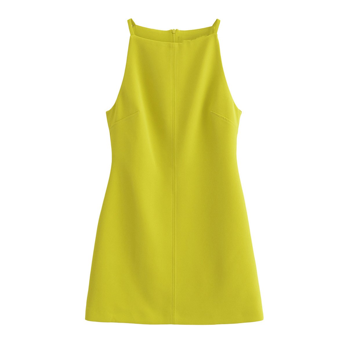 GX9479 Fashion 2024 Summer dresses solid color women's simple sexy sleeveless mini dress