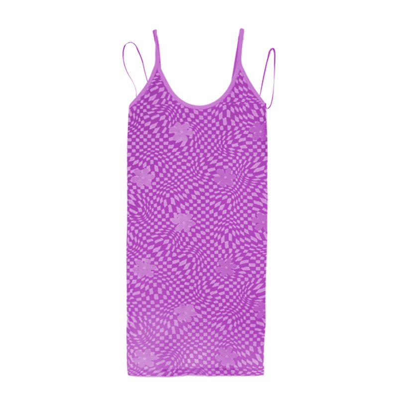 FLW Woman Dresses New Arrivals 2022 U-Neck Slim Knitted Cami Dress Fashion Dresses Women