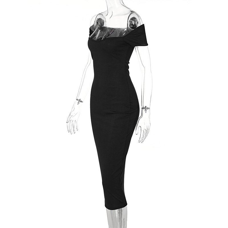 C Clothing Vestidos Women Elegant Summer Casual Dress Sexy One Piece Bodycon Long Dress