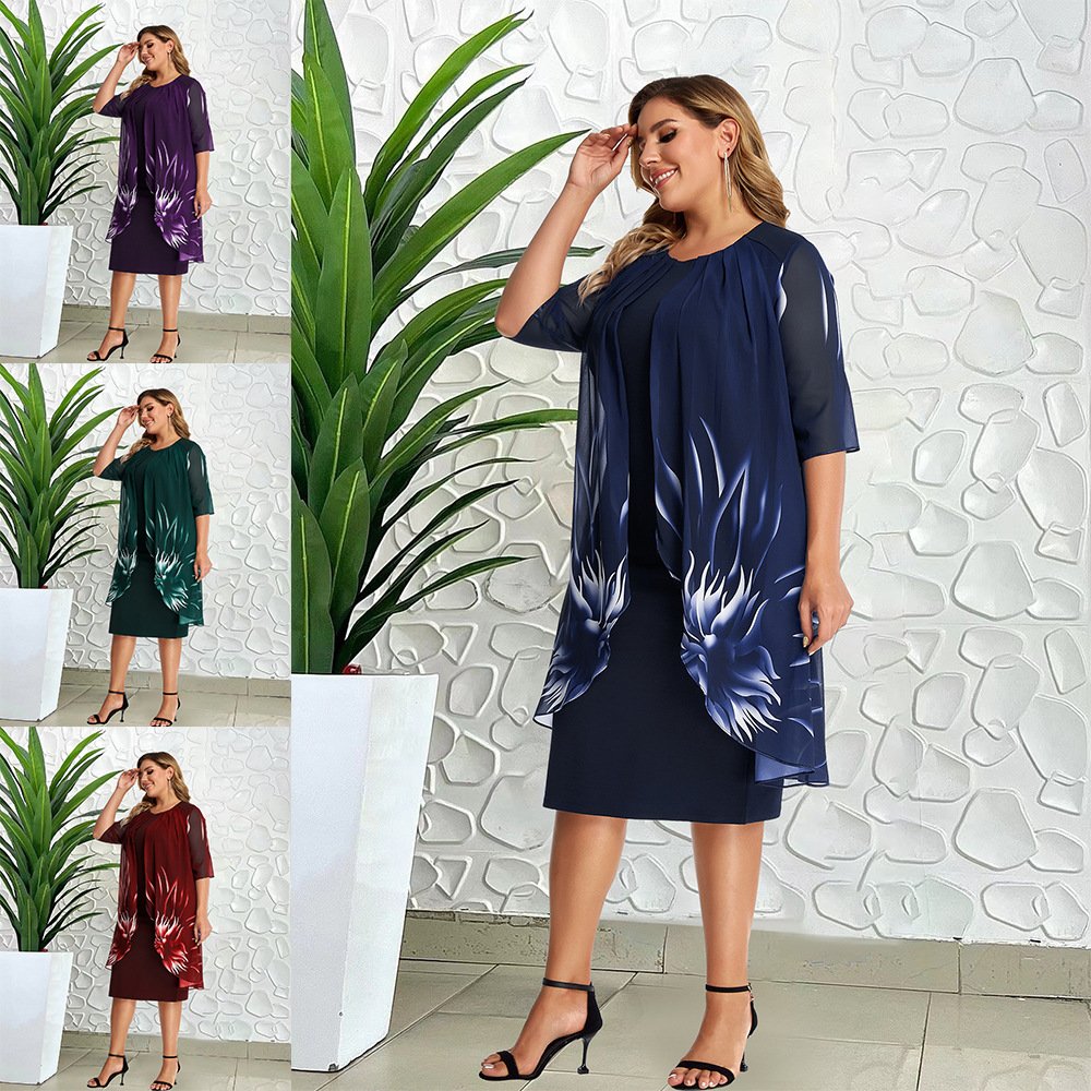 Spring Women polyester None Floral women's casual dress Custom smock vintage boho dress