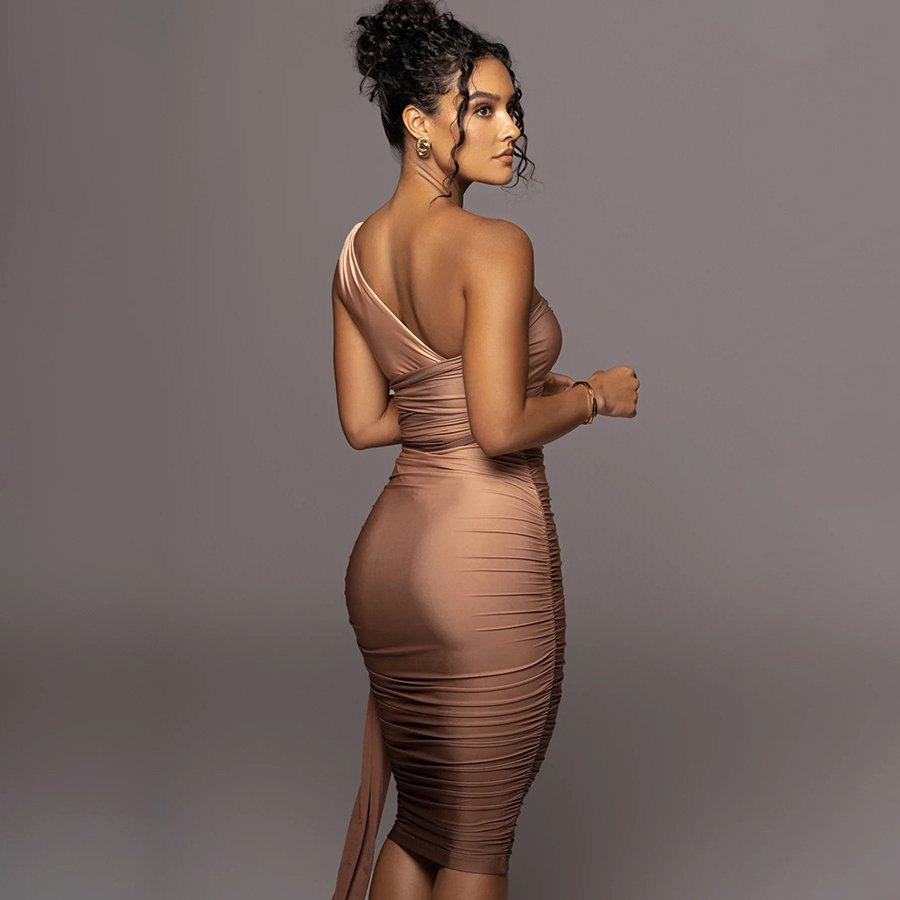 Kliou K22D19370 Fashion Stunning Spaghetti Strap Maxi Dress Ladies Tie rope sleeveless backless gradient color Women Slim Dress