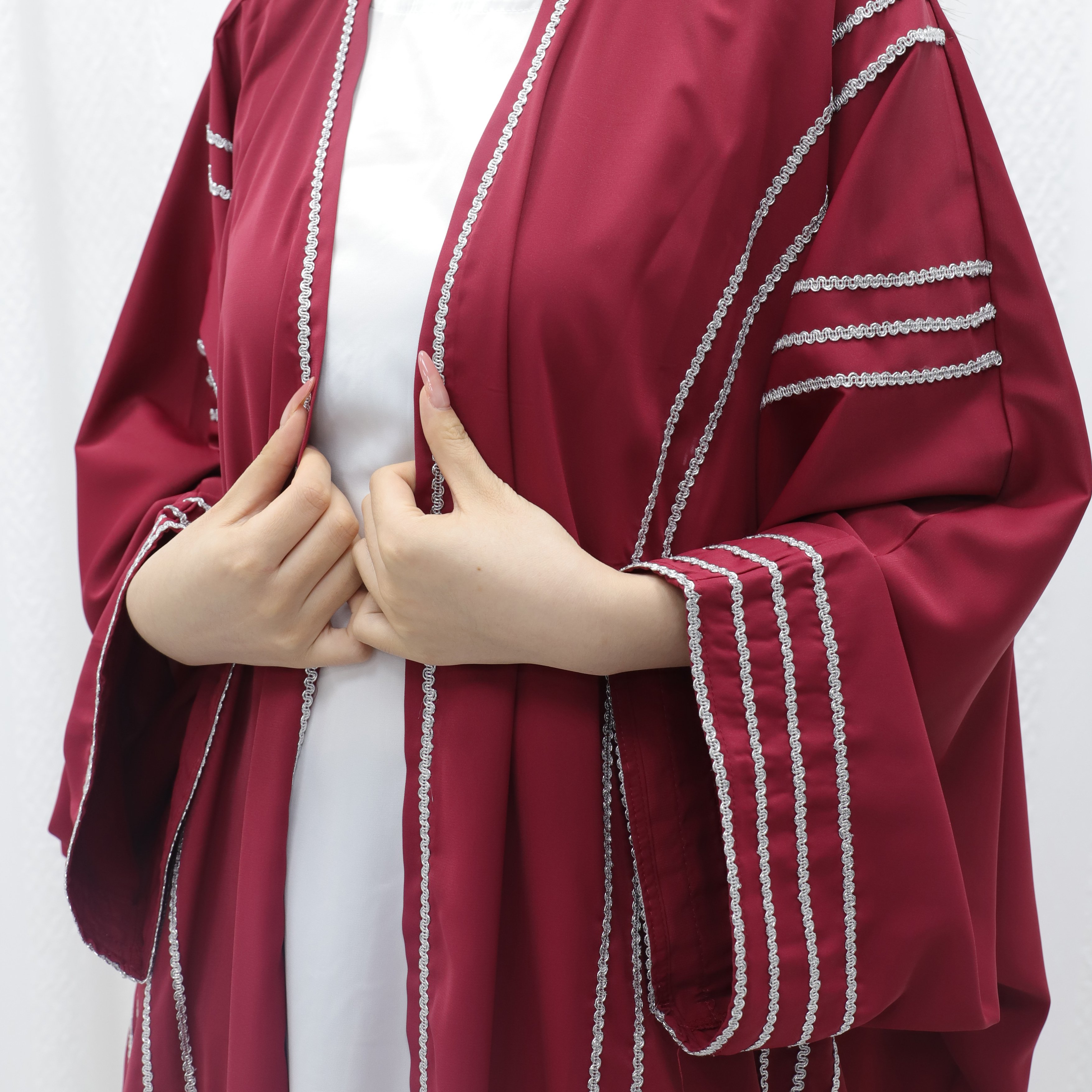 Elgent Muslim Women Dubai Muslimah Niqab Embroidery Khimar Burqa Middle East Jubah Dresses Abaya With Hijab