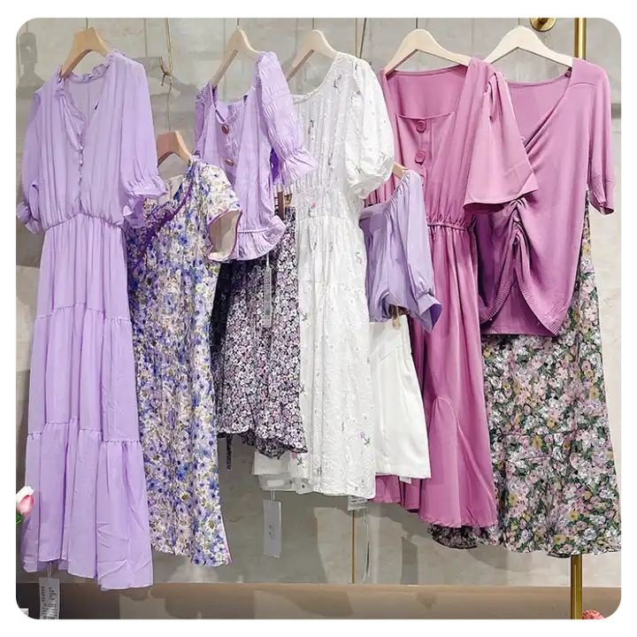 Wholesale brand supplier bulk new tops mixed with dresses bulk bag inventory randomly mixed