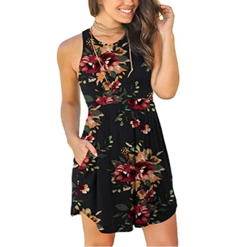 Hot Sale Casual Dress Comfortable Womens Dresses Summer Woman one-piece Dress