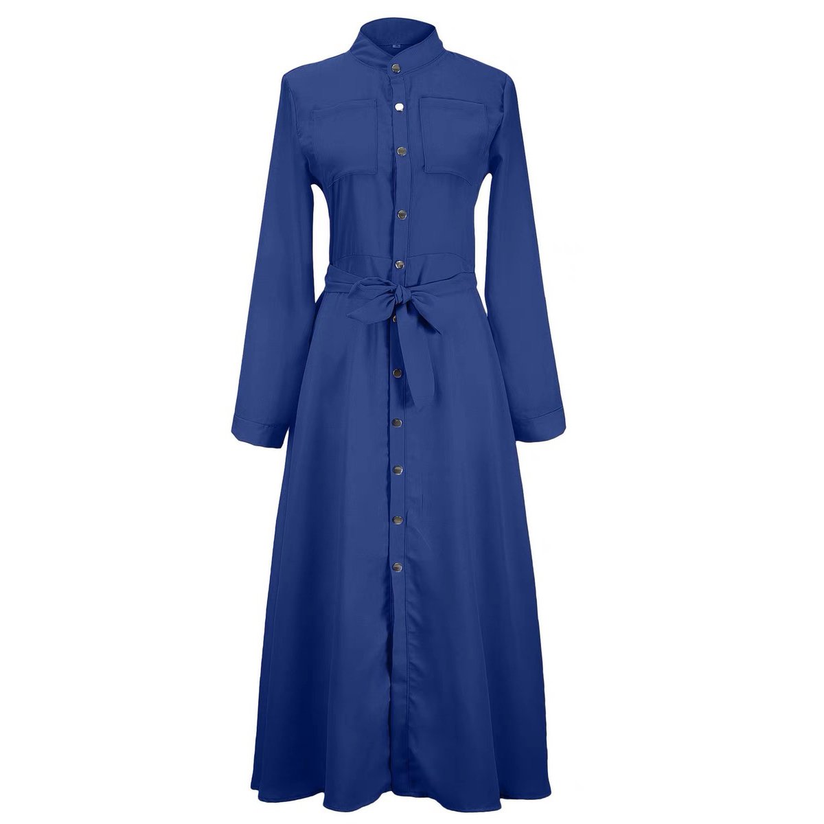 Lover Autumn girl dress and floor solid color elegant casual dress for women