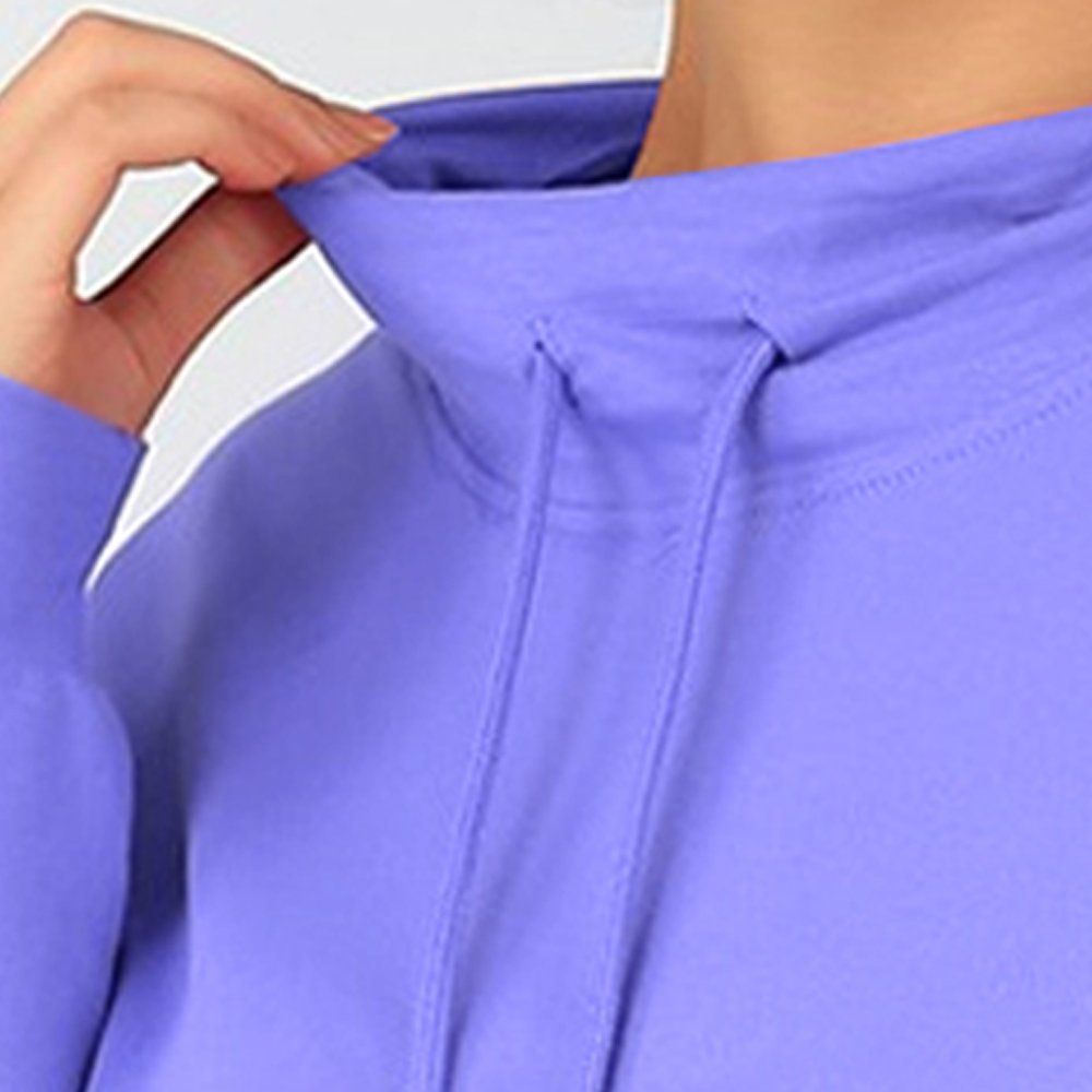 Adult Size Islamic Baggy Modest Hoodie Sweatshirts for Ladies Fashion Long Dress Muslim Womens Hoodies Oem Thick Plain Full PK