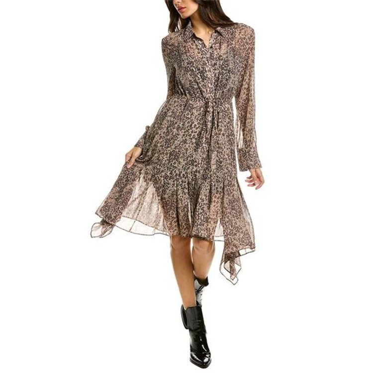 2024 fashion summer oem custom logo floral print ladies dress For Women Formal Bodycon lady elegant women Clothing Casual Dress