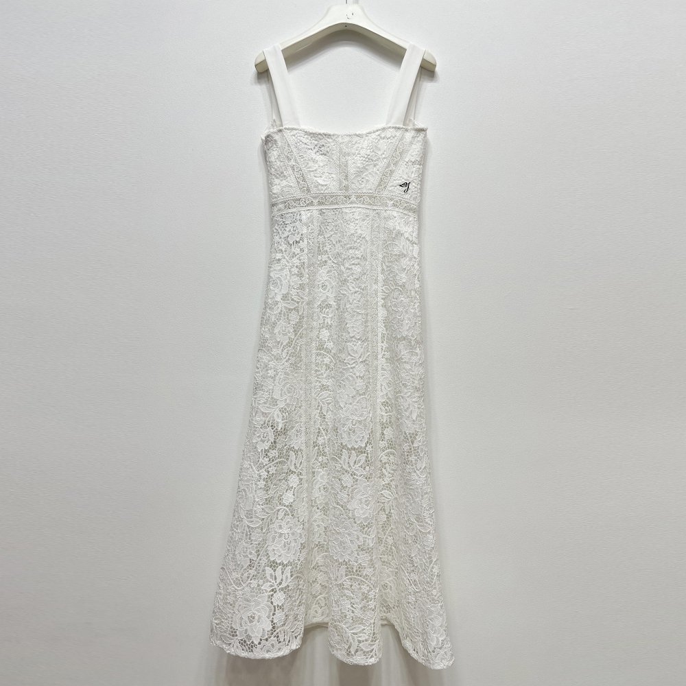 SMO Womens Summer Strap Backless Sleeveless Slimming Long Corset Lace Casual Dresses