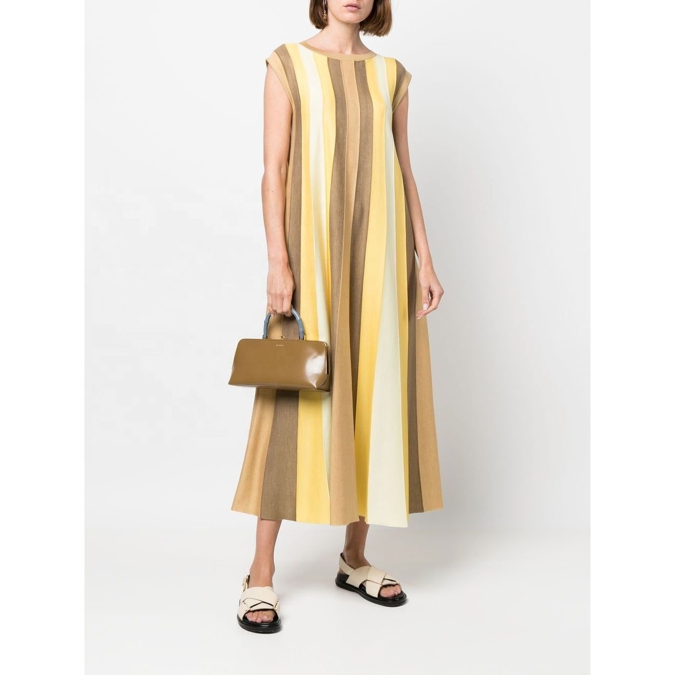 2023 Fashion Women Summer Knit Casual Dresses Long Plus Size Dresses Women Sweater Dresses Ladies Wool and Cashmere Sweater