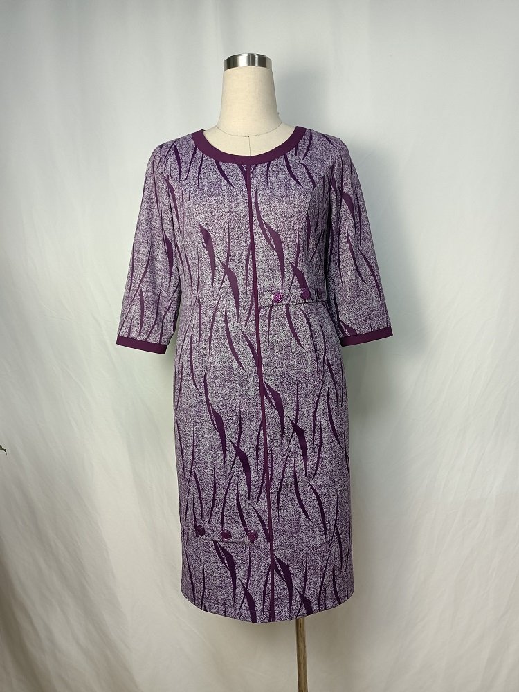 Quality Turkey Office Dress Elegant African Women Vestido Maxi Plus Size Casual Dress for Church 5XL Dress