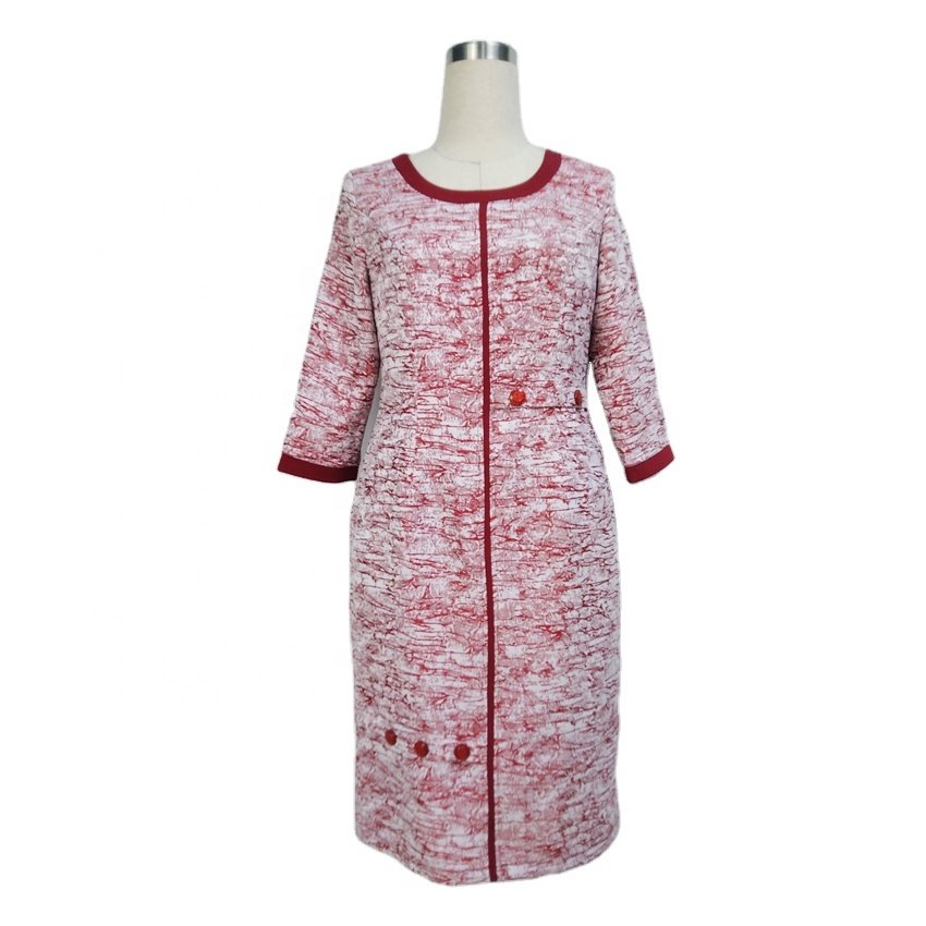 Quality Turkey Office Dress Elegant African Women Vestido Maxi Plus Size Casual Dress for Church 5XL Dress