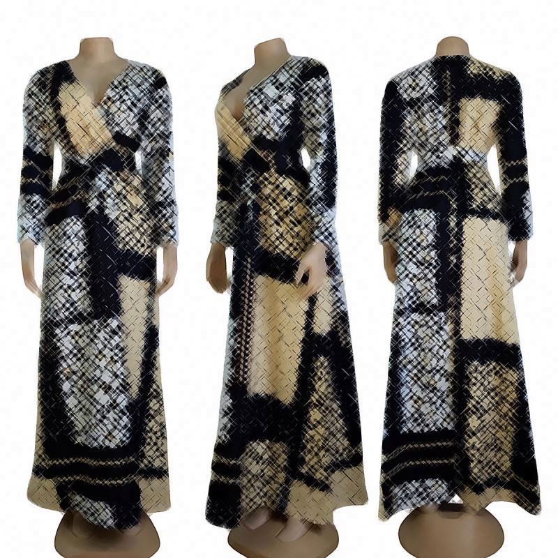 European and American women dress Brand women's clothing 2024 New autumn Casual Dresses for women