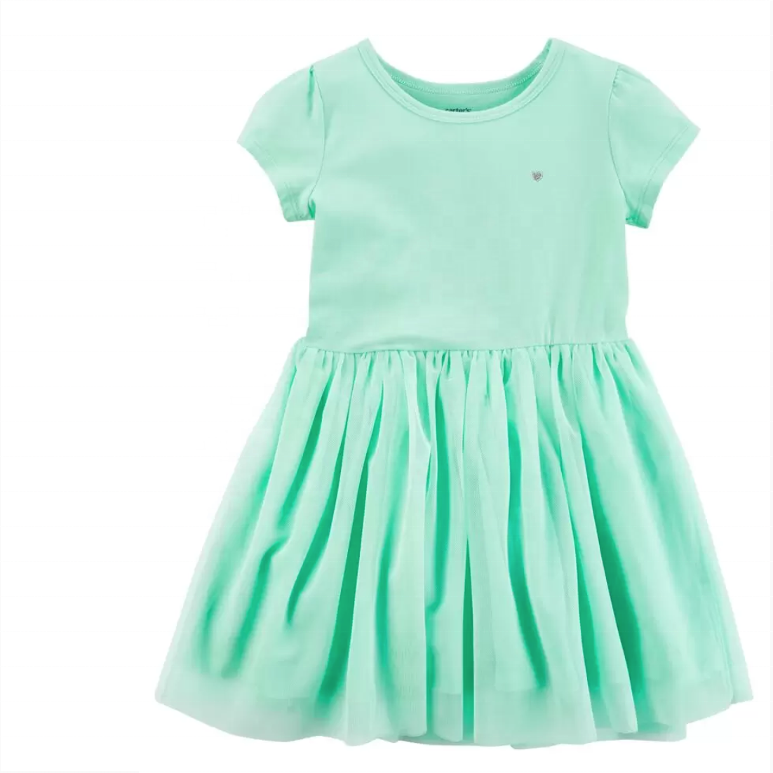 Summer Clothes 100% Cotton Baby Girl Dresses Casual Dresses Women Short Sleeve Knitted Child Dress, Frock, Baby Designs for Kids
