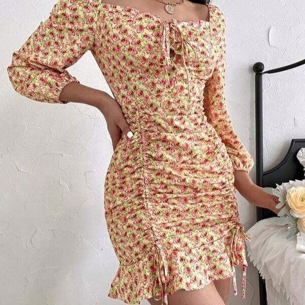 Supplier Source Casual Dress Pants T-Shirt Stock Wholesale Clothes Shop Clothing Shipping Bulk Clothes Dress