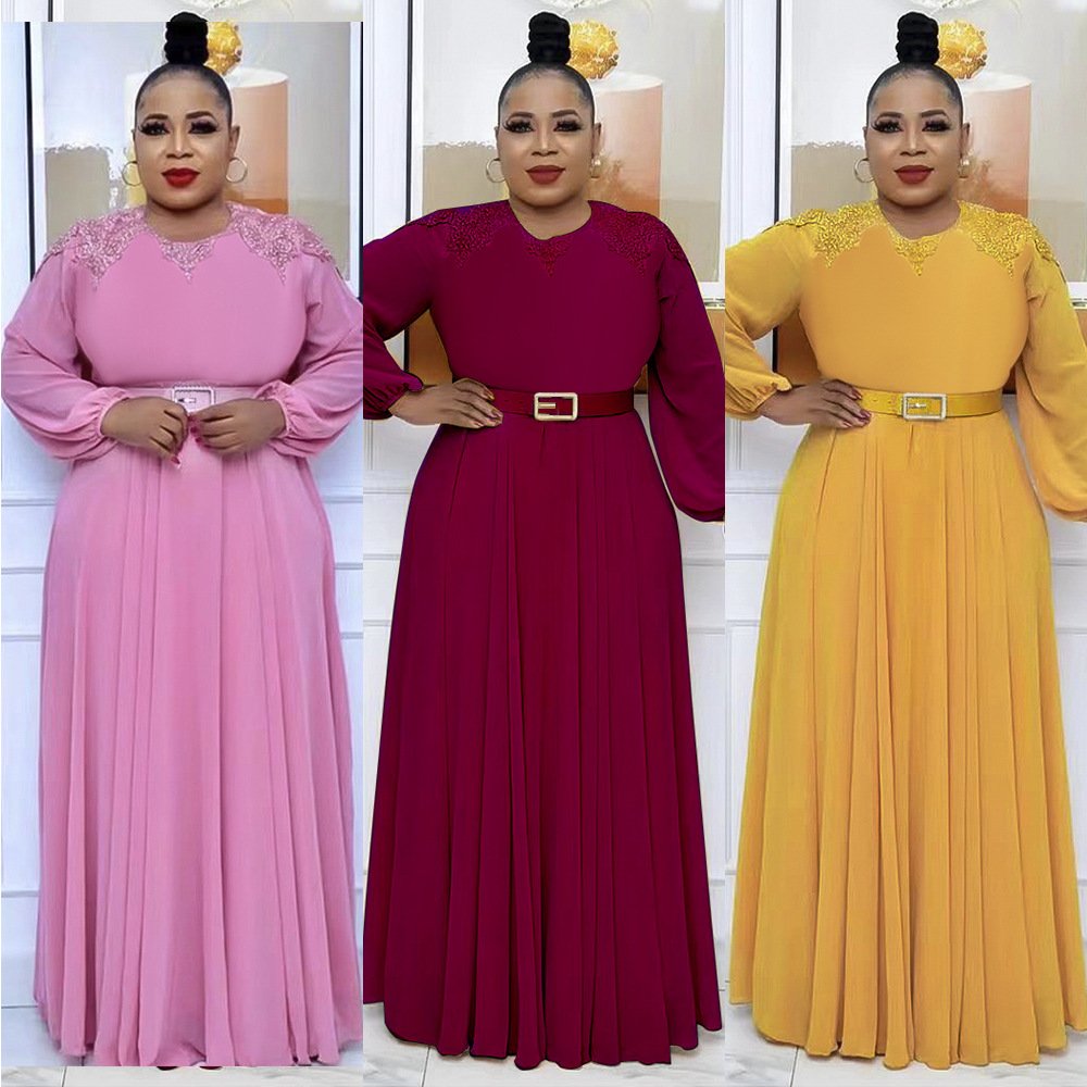 Solid Color Plus Size Dresses Pantieslt Fashionableunderwearent Commuter Hilingerie Full Women Vintage Casual Dresses Plaid A132