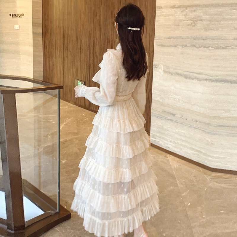 Fashion 2024 Spring New Casual Dress Exquisite Women's Mesh Elegant Plus Size Dress