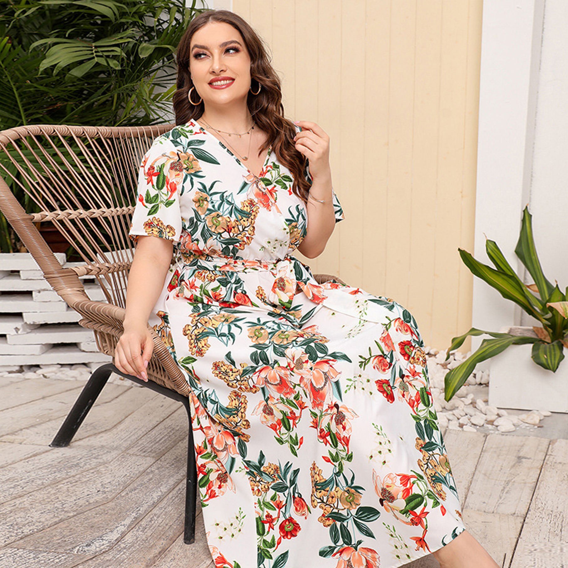 High Quality Control Classic Ruffled Casual Dress Versatile Design For An Elegant Effortless Look