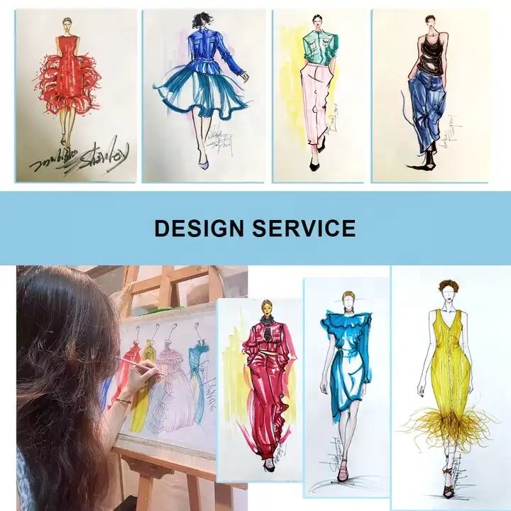 Lancai Apparel Garment Factory Manufacturer Custom Design Womens Casual Clothing Dresses