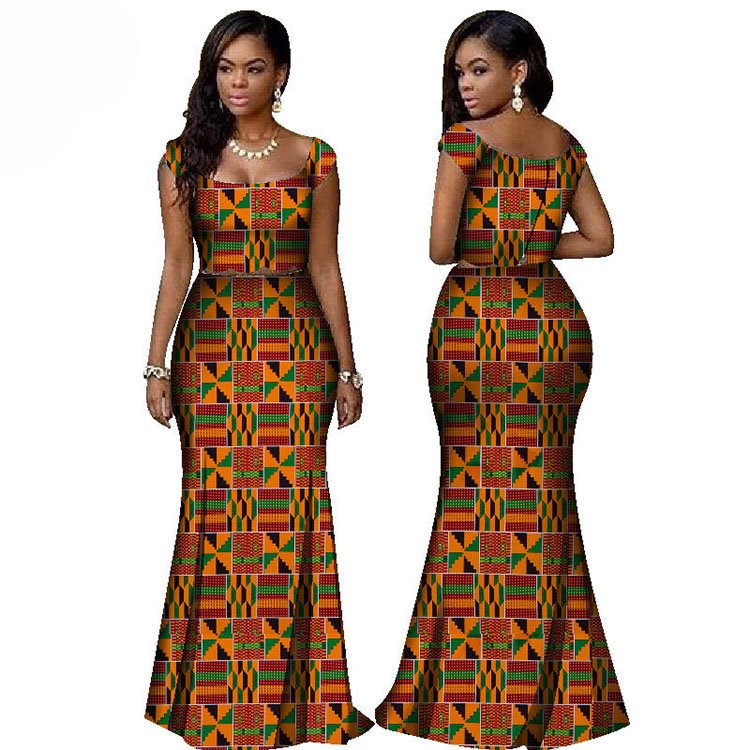 African Clothing Print Women Summer Africa Dress Evening Casual Dresses Elegant Sexy