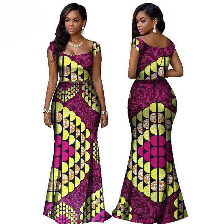 African Clothing Print Women Summer Africa Dress Evening Casual Dresses Elegant Sexy