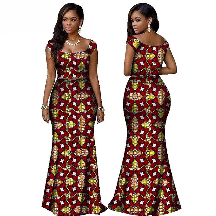 African Clothing Print Women Summer Africa Dress Evening Casual Dresses Elegant Sexy