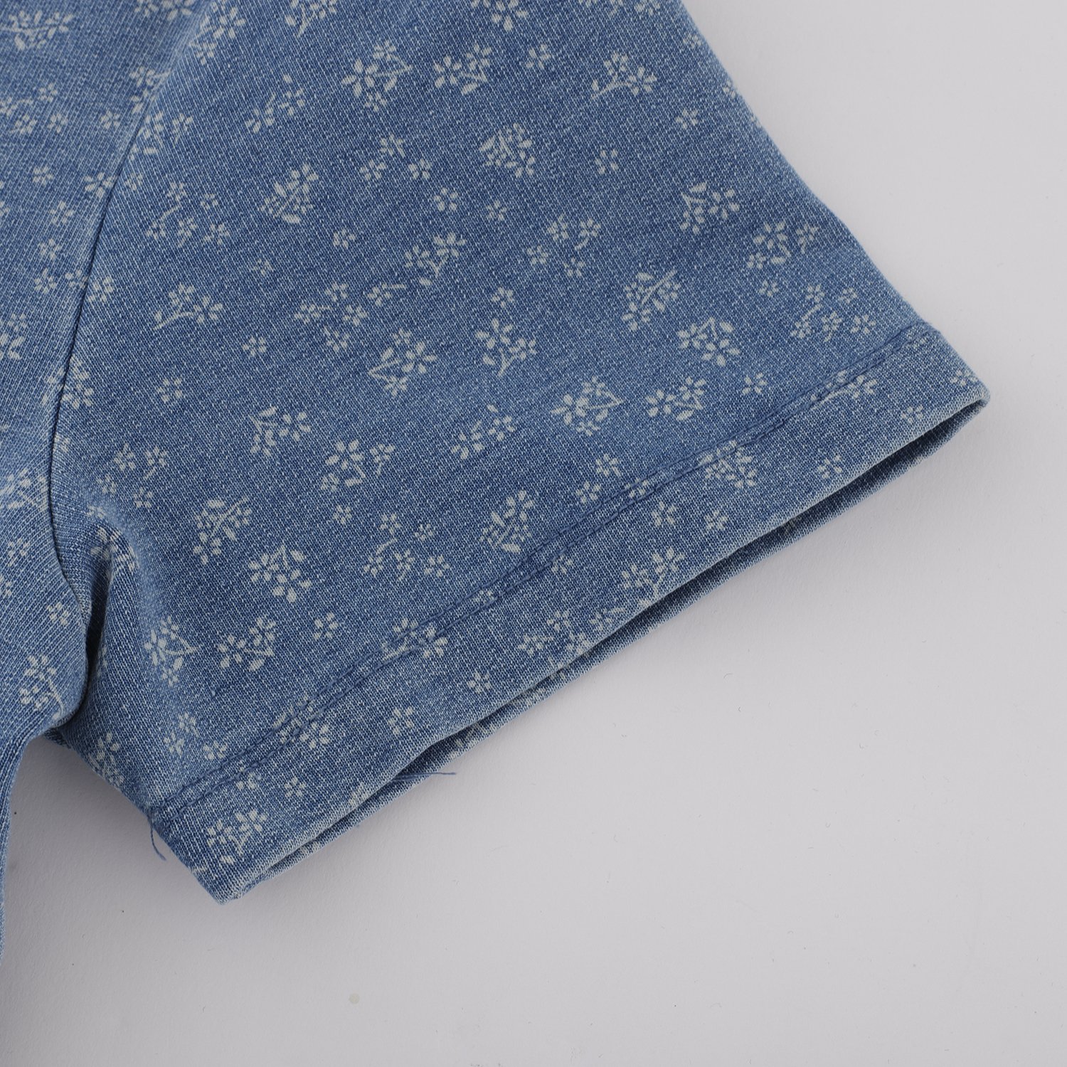 Women's fashion casual high quality floral short-sleeved crew-neck dress