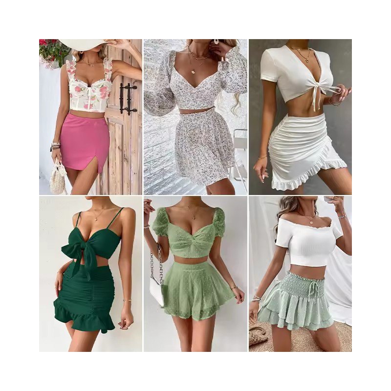 Brand New Bulk Quantity Cheap Sale Wholesale Factory Direct Mixed Ropa Women Clothes Bales Casual Dress Stock