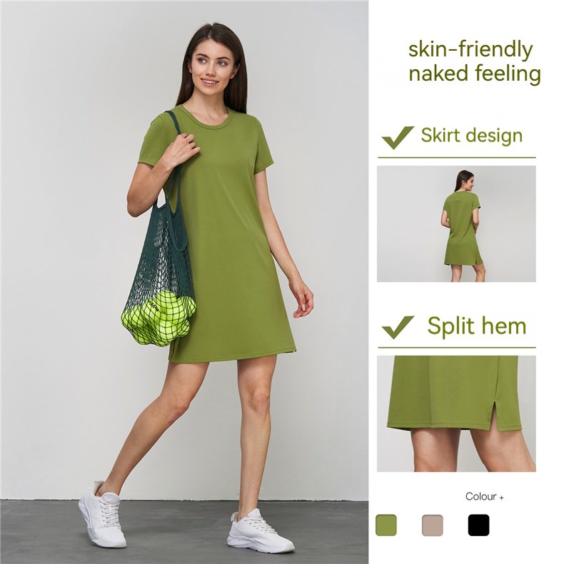 Summer Casual Women's Dresses Factory Customized plus size women's dresses T Shirt Dresses Short