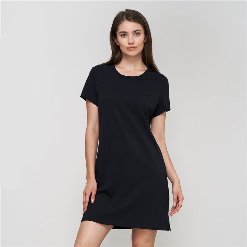 Summer Casual Women's Dresses Factory Customized plus size women's dresses T Shirt Dresses Short