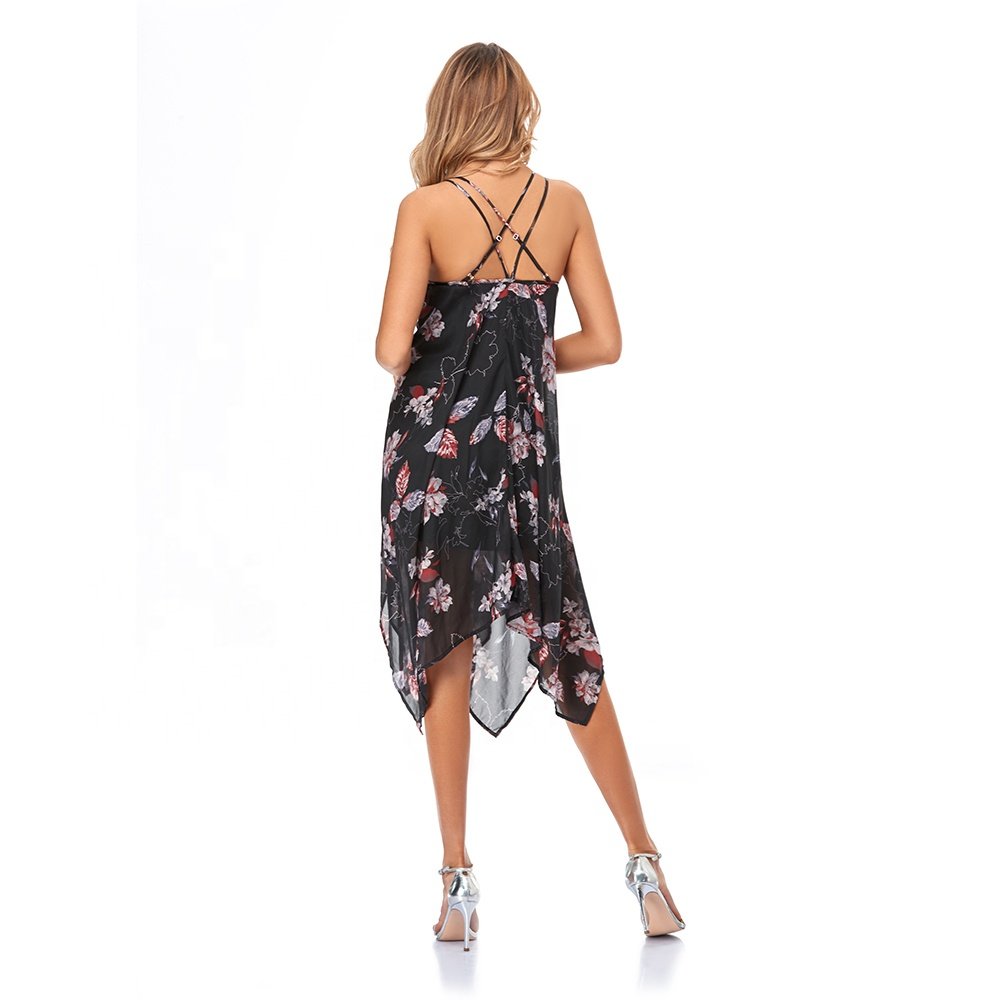 Fashion Wholesale Ladies Summer Casual Bohemian Dress Beach Women Casual Dresses