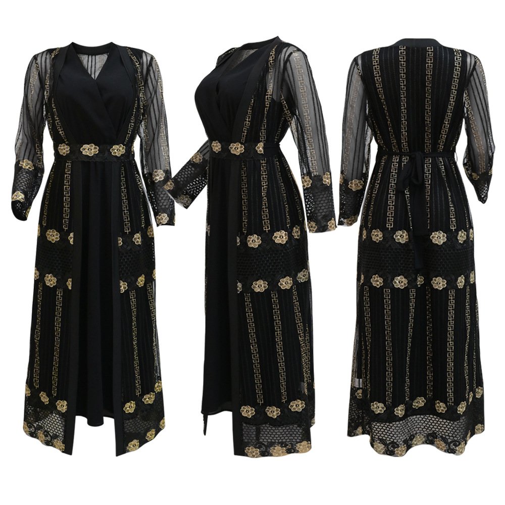 R-134 Abayas Dubai Middle East Simple Modest Kaftan Islamic Clothing Abaya Women Muslim Dresses