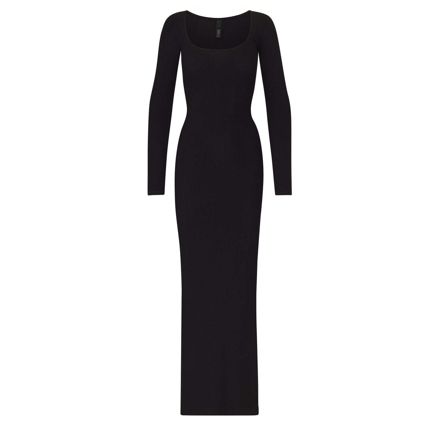 Custom Logo kim kardashian dress dupes long sleeve dress mock neck lounge Women Maxi basic sleeveless spandex soft Lounge Dresses