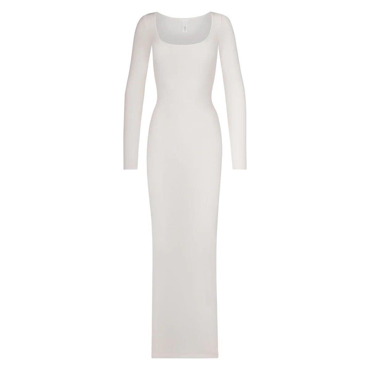 Custom Logo kim kardashian dress dupes long sleeve dress mock neck lounge Women Maxi basic sleeveless spandex soft Lounge Dresses