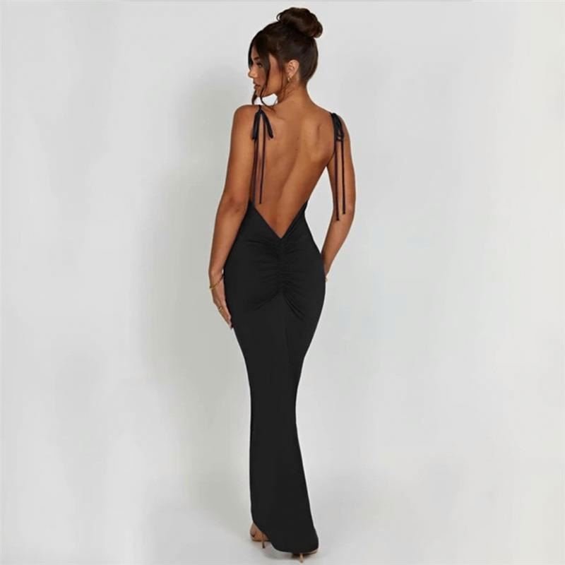 Hot Sale Sleeveless Crop Top Long Skirts For Women Casual Dress Maxi Slip Sheath Long Female Casual Dresses