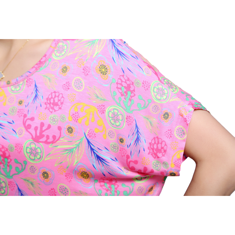 BAMBOO | O-Neck Lounge Dress Night Suit Set 2021 For Girl's Sleeping Gown Women Sleepwear Bamboo Pajamas