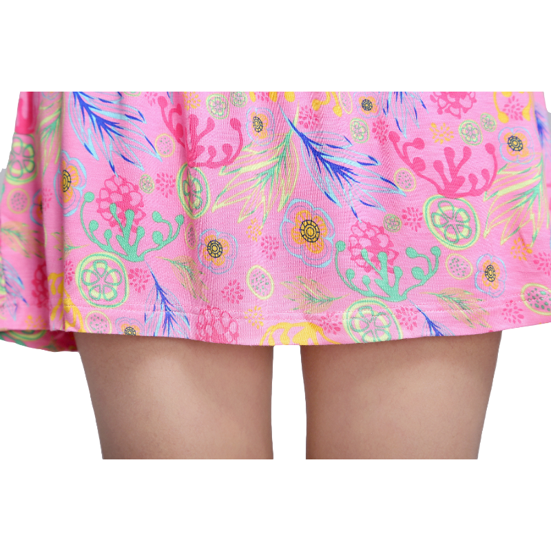 BAMBOO | O-Neck Lounge Dress Night Suit Set 2021 For Girl's Sleeping Gown Women Sleepwear Bamboo Pajamas