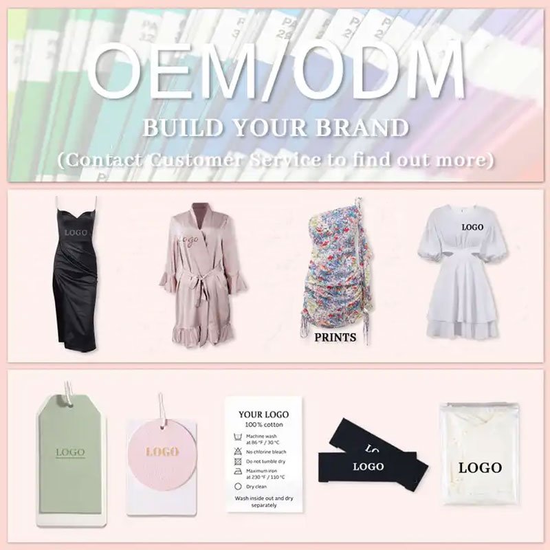 MeiYue Dresses Wholesale Custom Woman Summer Puff Sleeve Casual Dress Elegant Ruffle Hem dress