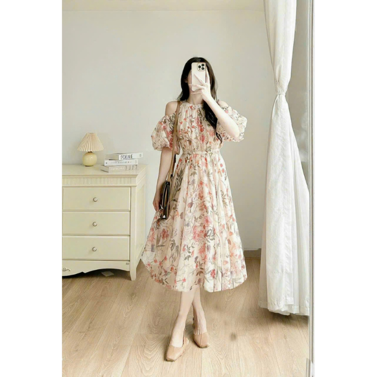 Elegant Casual Dresses Good Price Sustainable For Women Beatiful Customized Color Vietnam Manufacturer
