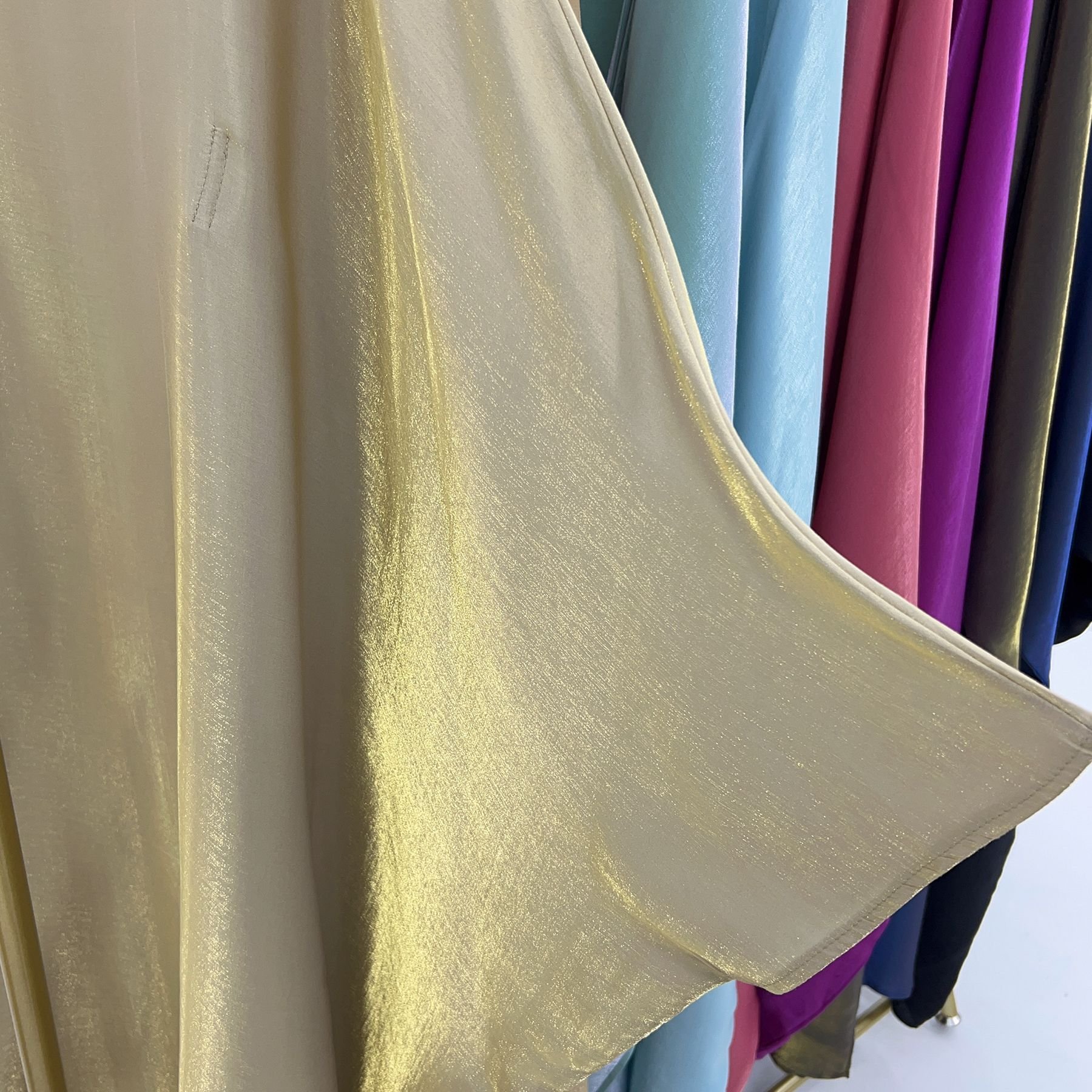 2024 Latest abaya designs spring summer party Glitter cloth dress robe women abaya dress