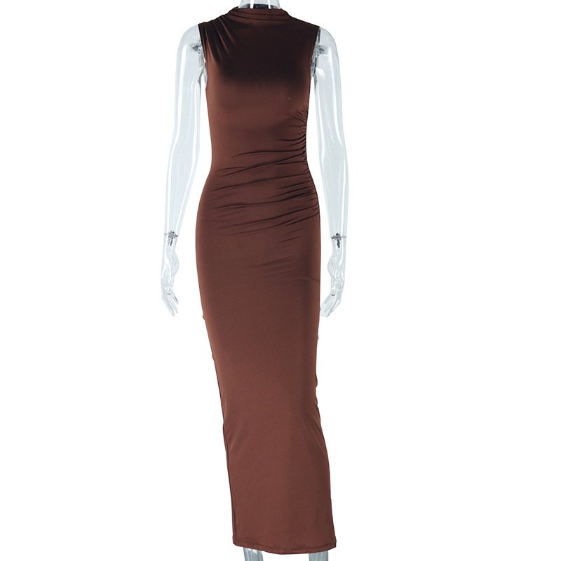 FS13285D Women Casual Sleeveless Bodyon Elegant Dresses