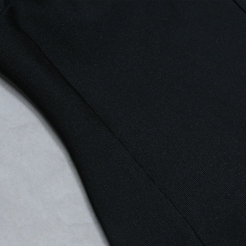 Custom Sleeve Elegant Dress Birthday Body Tight Fashion Women's Party Black Elegant Bandage Dress