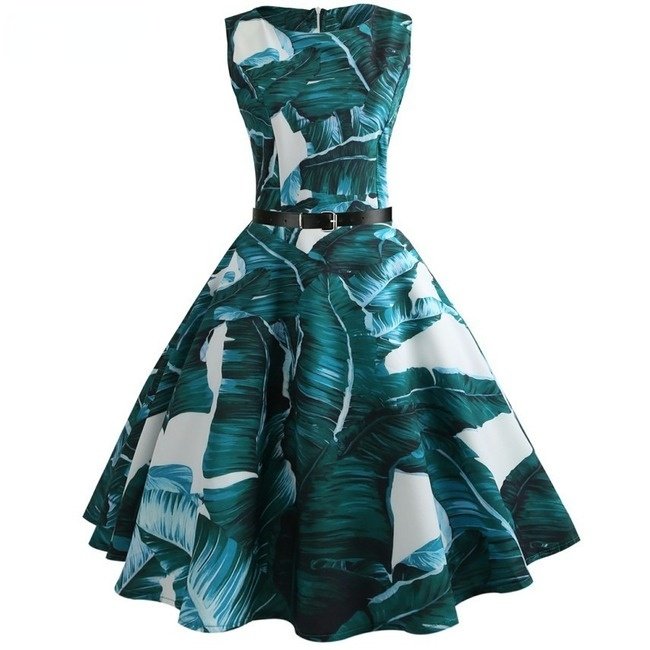 Hot Sale Products Summer office Pin Up Retro 50s 60S Retro Dresses Women Lady Elegant Party