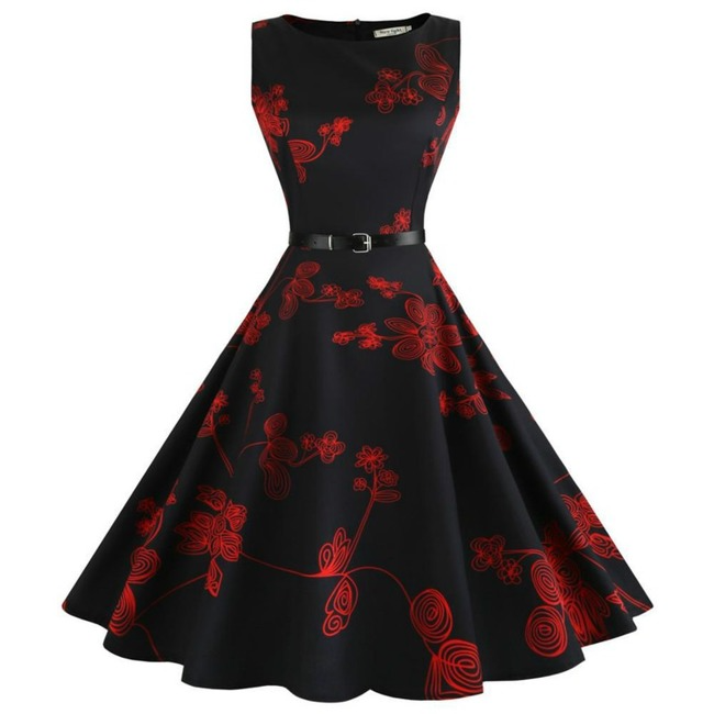 Hot Sale Products Summer office Pin Up Retro 50s 60S Retro Dresses Women Lady Elegant Party