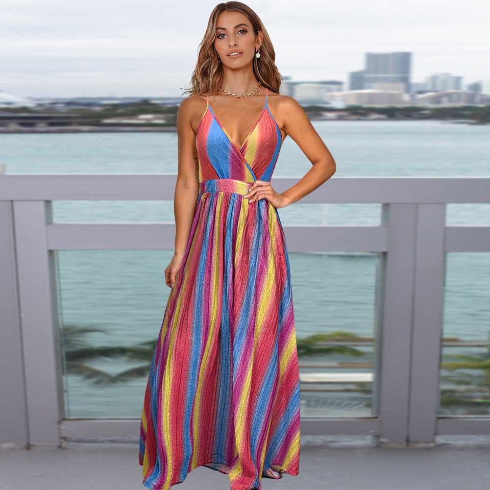 2022 Summer Spring Printed Flower Women's Dress Ethnic Sleeveless Patchwork Long Women Maxi Bohemia Girls Casual Dresses